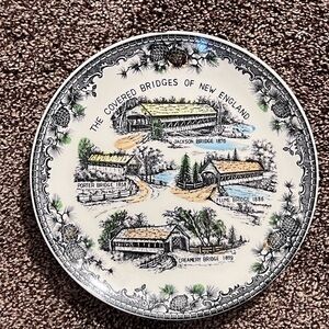 The Covered Bridges of New England Decorative Collector Plate